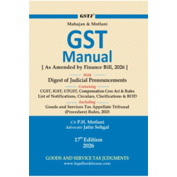 GST Manual Pocket 17th Edition : 2026 [English]