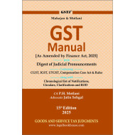GST Manual Pocket 15th Edition : 2025 (April) [English]